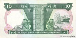 10 Dollars HONG KONG 1990 P.191c TTB+