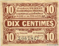 10 Centimes FRANCE régionalisme et divers Nord et Pas-De-Calais 1918 JP.094.02 TTB