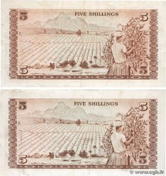 5 Shillings Lot KENYA 1973 P.06d TTB+