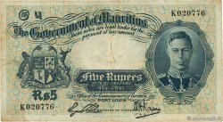 5 Rupees MAURITIUS 1937 P.22 F-