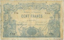 100 Francs type 1862 - Bleu à indices Noirs FRANCIA 1873 F.A39.09 RC+