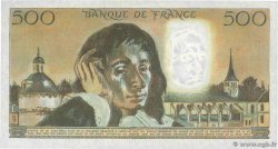 500 Francs PASCAL Numéro radar FRANKREICH 1984 F.71.31 fST