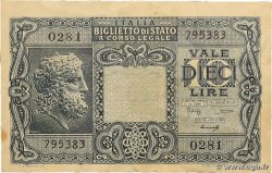 10 Lire ITALIE 1944 P.032b