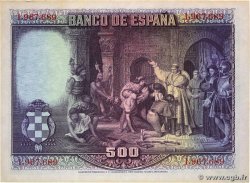500 Pesetas ESPAGNE 1928 P.077a SPL+