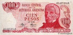 100 Pesos ARGENTINE 1971 P.291 TB+
