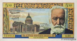 5 Nouveaux Francs VICTOR HUGO FRANCE 1959 F.56.03 SUP