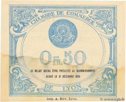 50 Centimes FRANCE régionalisme et divers Lyon 1920 JP.077.20 SPL
