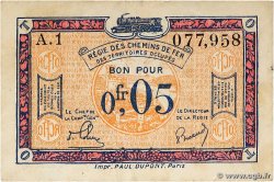 5 Centimes FRANCE regionalism and miscellaneous 1918 JP.135.01