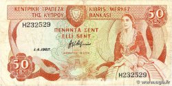 50 Cents CHYPRE 1987 P.52 TB