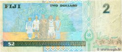 2 Dollars FIDJI 2002 P.104a TB