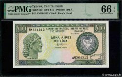 10 Pounds CYPRUS 1994 P.55c UNC