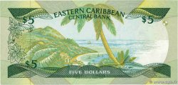 5 Dollars CARIBBEAN 1986 P.18a UNC