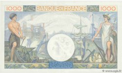 1000 Francs COMMERCE ET INDUSTRIE FRANCE 1940 F.39.01 UNC-