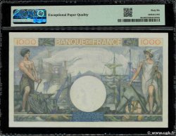 1000 Francs COMMERCE ET INDUSTRIE FRANCIA 1944 F.39.10 FDC