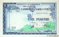1 Piastre - 1 Dong INDOCHINE FRANÇAISE 1954 P.105 SPL+