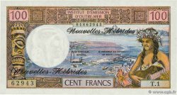 100 Francs NEW HEBRIDES 1977 P.18d UNC