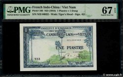 1 Piastre - 1 Dong INDOCHINE FRANÇAISE 1954 P.105 NEUF
