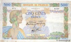 500 Francs LA PAIX FRANCE 1940 F.32.02