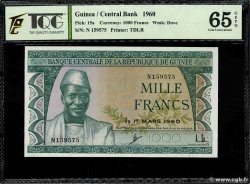 1000 Francs GUINÉE 1960 P.15a NEUF