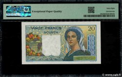 20 Francs NOUVELLE CALÉDONIE 1963 P.50c FDC