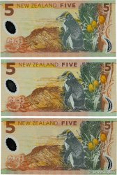 5 Dollars Lot NOUVELLE-ZÉLANDE 1999 P.185a et b NEUF