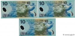 10 Dollars Lot NEW ZEALAND 1999 P.186a et b UNC