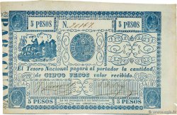 5 Pesos PARAGUAY 1865 P.025 AU
