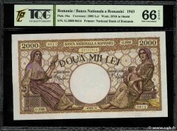 2000 Lei ROUMANIE 1944 P.054a NEUF