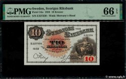 10 Kronor SUÈDE 1938 P.34u FDC