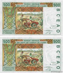 500 Francs Consécutifs WEST AFRICAN STATES 2002 P.110Am UNC