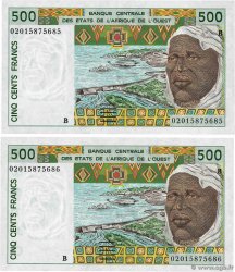 500 Francs Consécutifs WEST AFRICAN STATES 2002 P.210Bn UNC