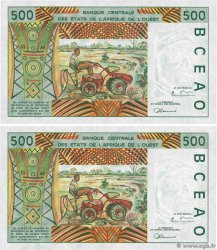 500 Francs Consécutifs WEST AFRICAN STATES 1997 P.610Hh UNC-