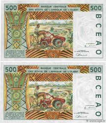 500 Francs Consécutifs WEST AFRICAN STATES 1998 P.910Sc UNC-