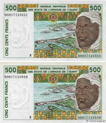 500 Francs Consécutifs ÉTATS DE L
