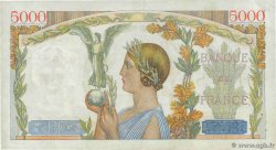 5000 Francs VICTOIRE Impression à plat FRANCE 1941 F.46.30 VF+