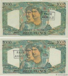 1000 Francs MINERVE ET HERCULE Faux FRANCE 1948 F.41.23x XF