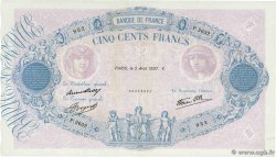 500 Francs BLEU ET ROSE modifié FRANCE 1937 F.31.01 SPL