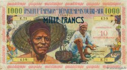 10 Nouveaux Francs sur 1000 Francs Pêcheur ANTILLES FRANÇAISES 1960 P.02