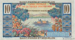 10 Francs Colbert SAINT PIERRE E MIQUELON 1947 P.23 FDC
