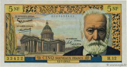 5 Nouveaux Francs VICTOR HUGO FRANCE 1959 F.56.02 SUP