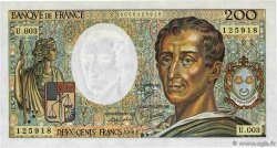 200 Francs MONTESQUIEU FRANCE 1981 F.70.01 NEUF