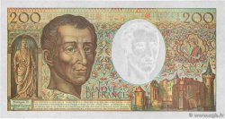 200 Francs MONTESQUIEU Modifié FRANCE 1994 F.70/2.01 NEUF