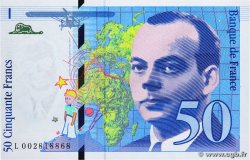 50 Francs SAINT-EXUPÉRY FRANCE 1992 F.72.01b