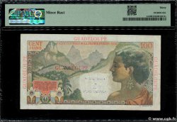 1 NF sur 100 Francs La Bourdonnais GUADELOUPE 1960 P.41 TTB