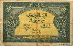 50 Francs MAROC 1943 P.26a TB