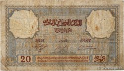 20 Francs MAROKKO 1942 P.18b SGE