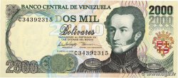 2000 Bolivares VENEZUELA 1998 P.077c NEUF