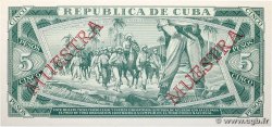5 Pesos Spécimen CUBA 1987 P.103c NEUF