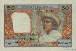 50 Francs MADAGASCAR 1951 P.045b SUP+