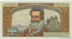 50 NF sur 5000 Francs HENRI IV FRANCE 1958 F.54.01 SUP